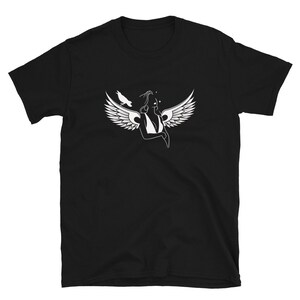 Crow shirt, crow woman shirt, raven shirt, Short-Sleeve Unisex T-Shirt