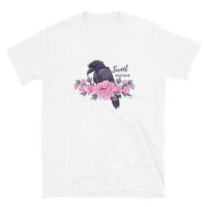 Sweet Savage shirt, Crow shirt, Crow gift, crow apparel, Savage shirt, Short-Sleeve Unisex T-Shirt