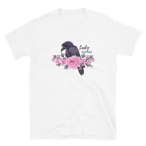 Lady Savage shirt, Crow shirt, Crow gift, crow apparel, Savage shirt, Short-Sleeve Unisex T-Shirt