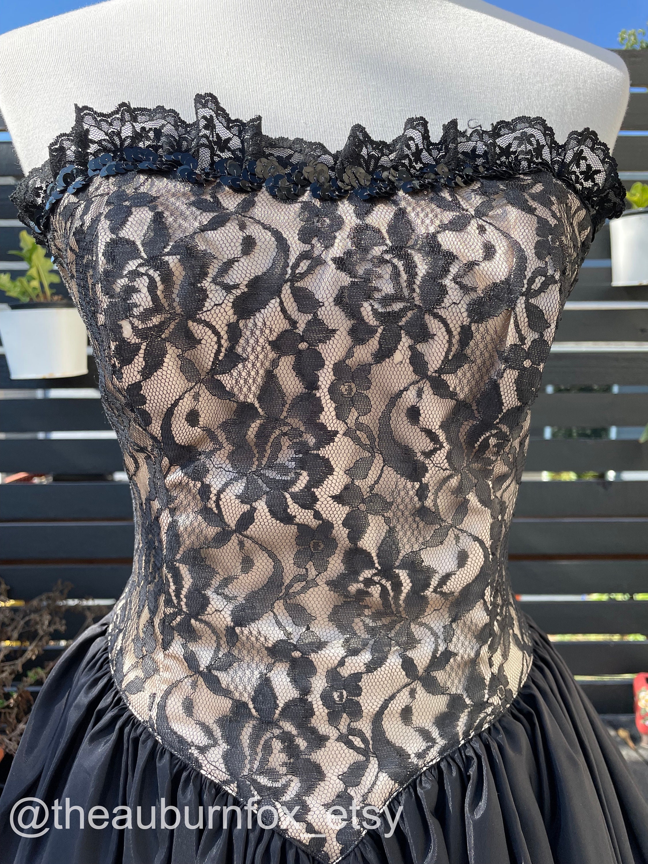 open lace back dress 80s Gunne Sax Party Dress  Better Dresses Vintage