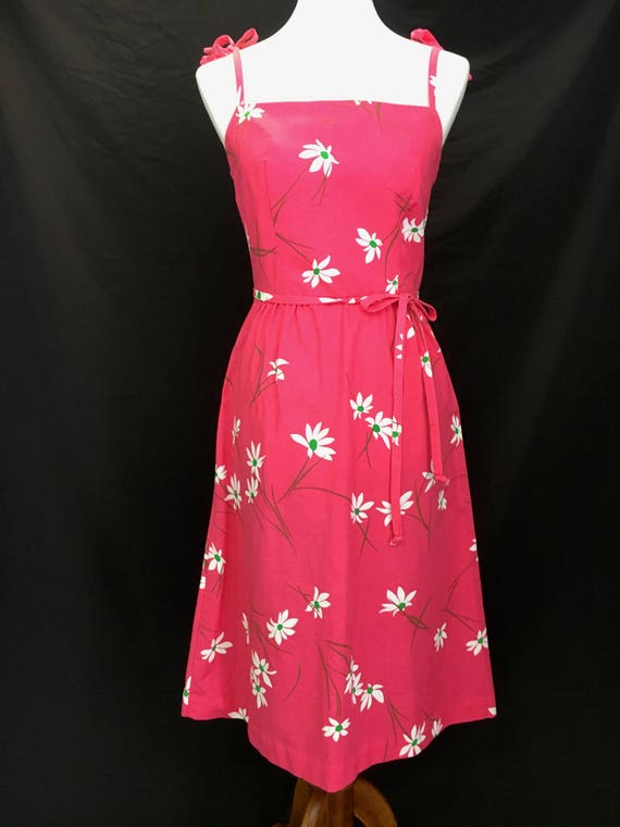 70's Bright Pink Malia Dress - image 1