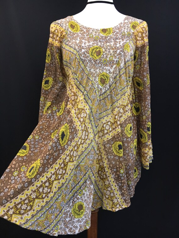 Indian Cotton Garconiera Poncho Style Top