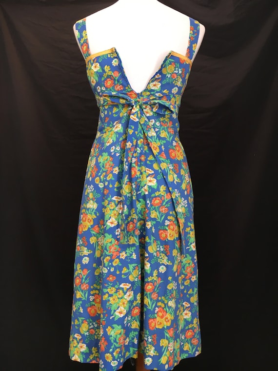 Adorable 70's Jonathan Logan Hippie Apron Dress - image 6