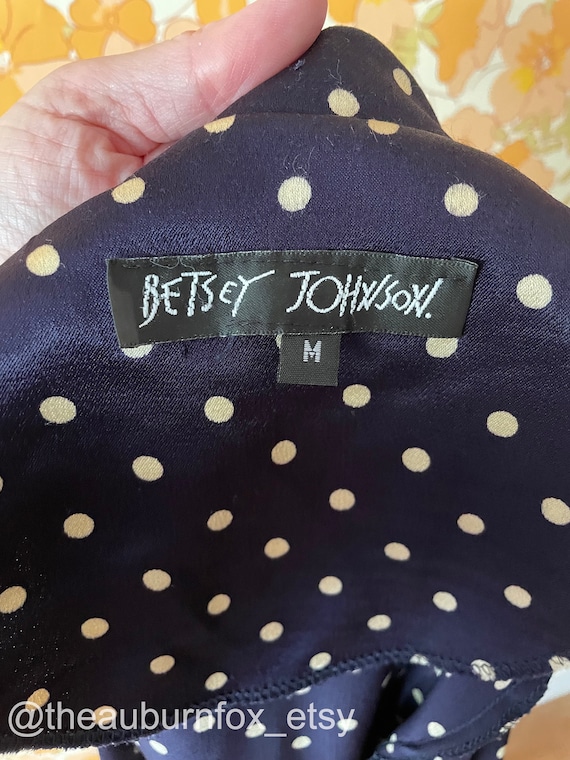 Betsey johnson navy dress sale