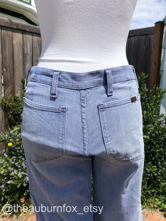 70's Denim Bell Bottoms by Cheap Jeans Sz XS - image 4