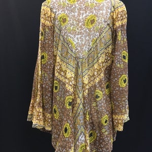 Indian Cotton Garconiera Poncho Style Top image 3