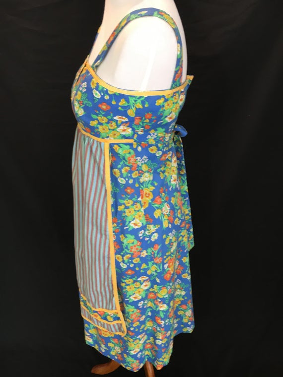 Adorable 70's Jonathan Logan Hippie Apron Dress - image 5