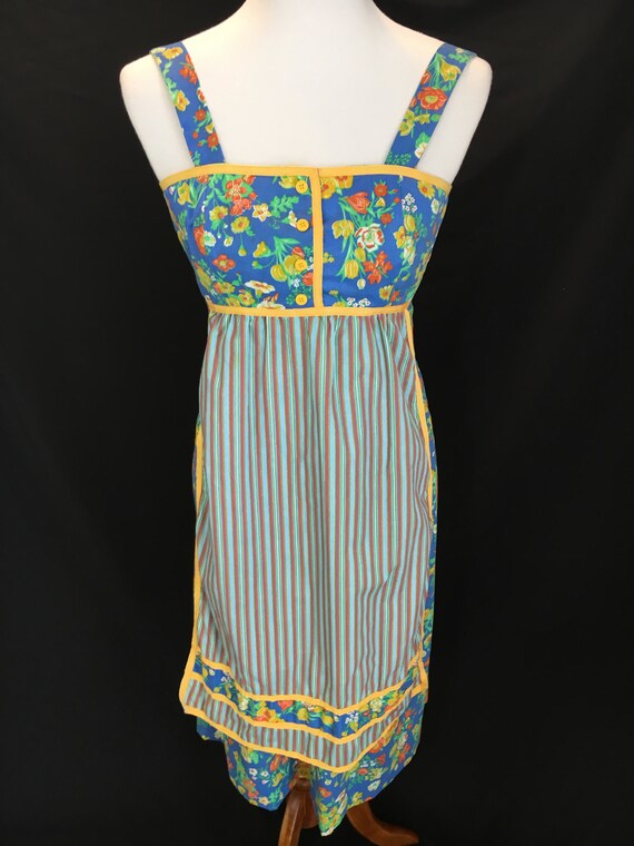 Adorable 70's Jonathan Logan Hippie Apron Dress - image 2