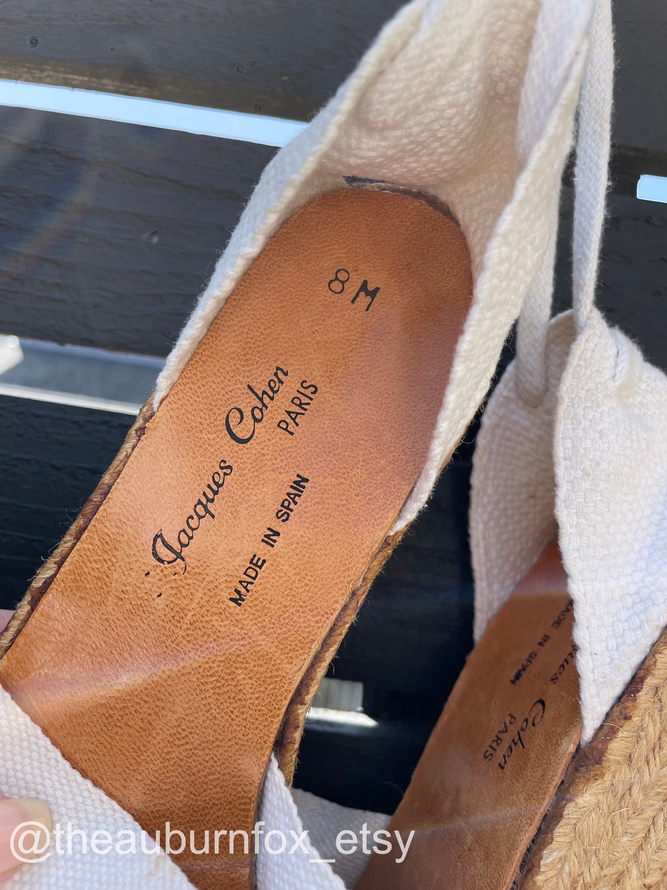 Jacques cohen espadrilles sale