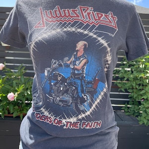 1984 Judas Priest Defenders of the Faith T-Shirt Sz XS/S