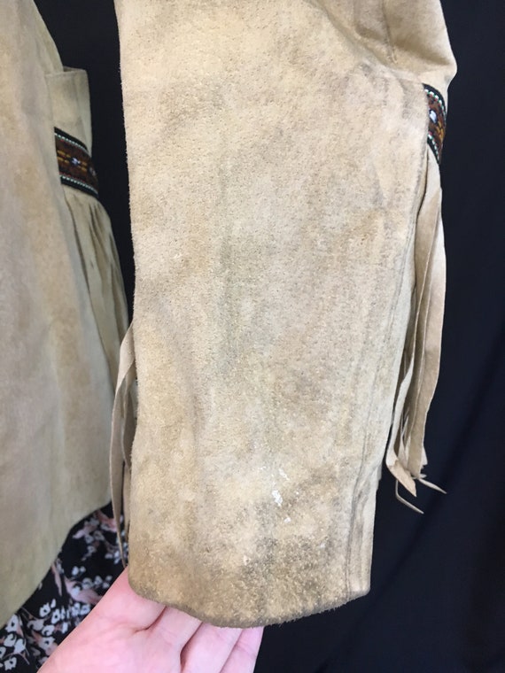Cowgirl Cool Vintage Scully Leather Fringe Jacket… - image 7