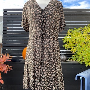 90&#39;s Banana Republic Novelty Print Mini Dress Sz M