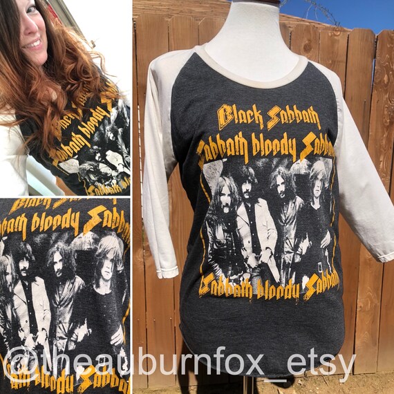 black sabbath raglan
