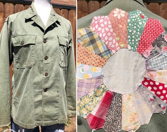 【ビンテージ　60s】TROOPER POPLIN FATIGUE SHIRT US.ARMY(ユーエスアーミー) / Vintage/60s/TROOPER L/S Cotton