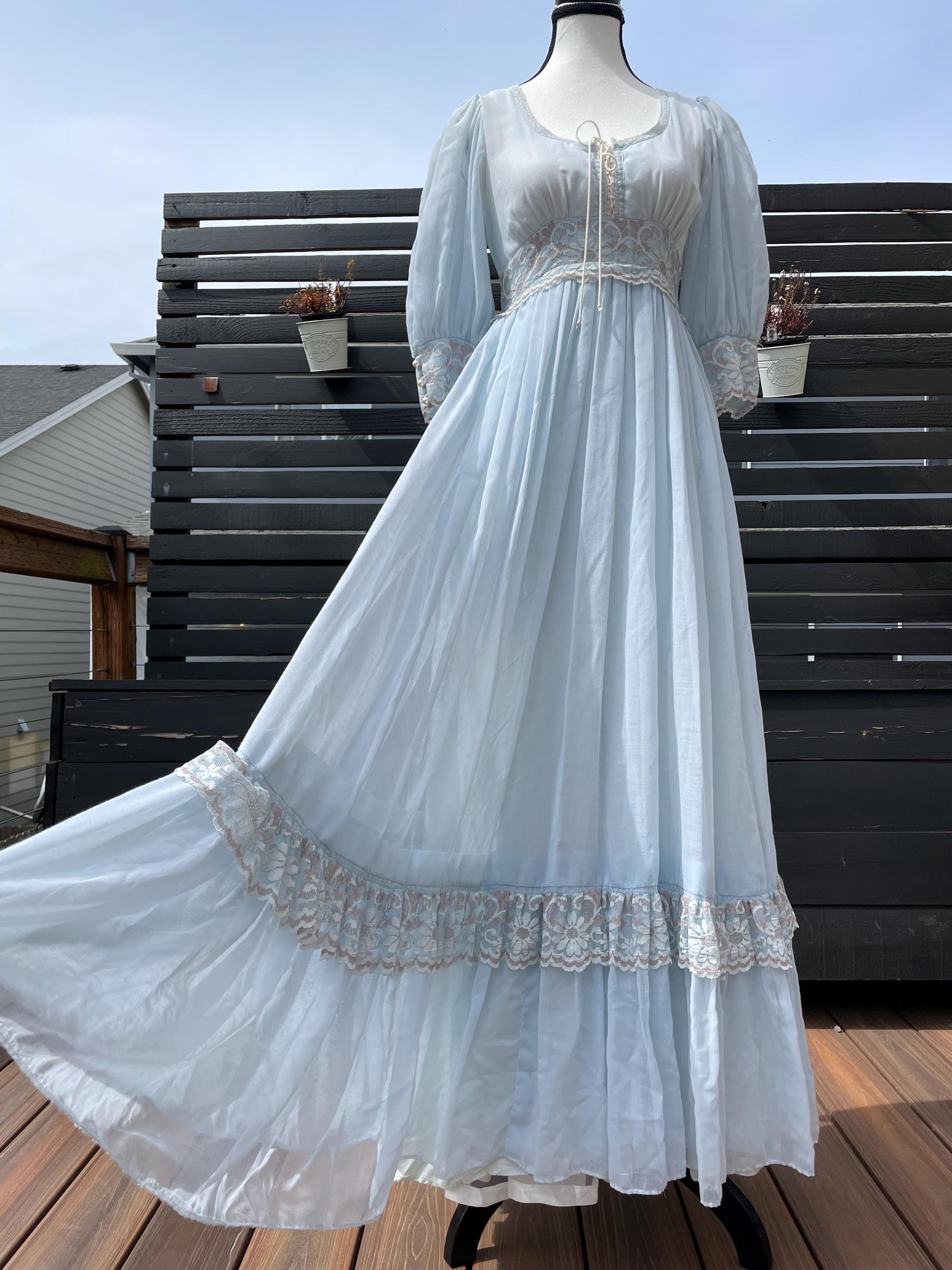 Gunne Sax Blue - Etsy