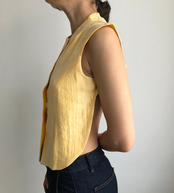 Vintage top y2k Sistan Varvara / vintage vest / Op