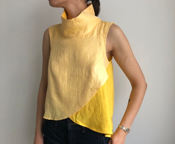 Vintage top 00's Sistan Varvara / Yellow top / Yel