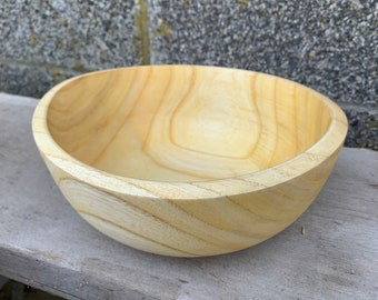 Wooden Sumac Bowl. Handmade from fallen wood.