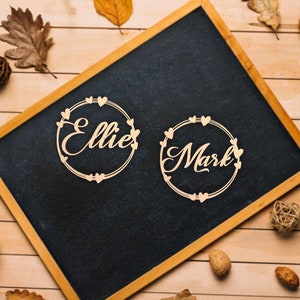 Segnaposto, Segnaposto per matrimonio, Segnaposto in legno, Impostazione del nome personalizzata, Segnaposto per matrimonio, Decorazione da tavolo, Segnaposto