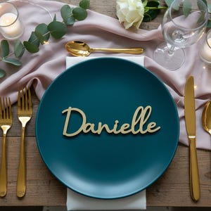 custom wooden wedding place cards