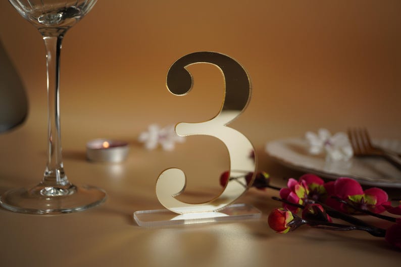 Gold wedding table numbers | Mirror gold table numbers | Acrylic table numbers | Wedding table decor | Wedding table numbers | Table numbers  wedding table decor wedding place cards gold mirror acrylic  cards  custom wood  namesweddng sign
