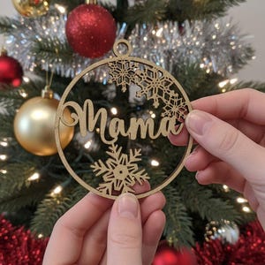Personalized Christmas Ornaments personalized Custom bauble laser cut names CHRISTMAS gift Christmas stocking tags Personalized stocking