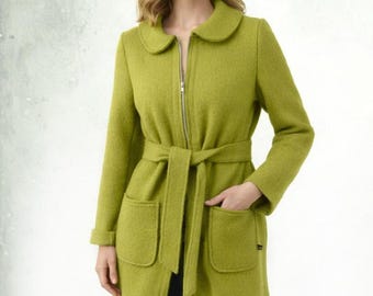 wool jacket, coat made of boiled wool, wool cardigan/jacket