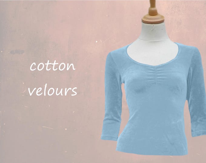 vintage velvet tank top with turtleneck