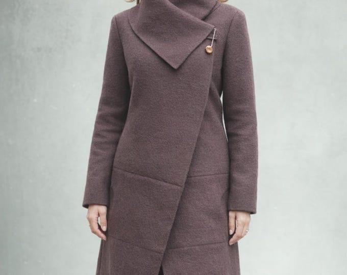 wool jacket, coat made of boiled wool, wool cardigan/jacket