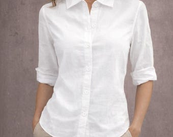 organic cotton white veil blouse, white veil blouse biological cotton, blouse GOTS certified cotton