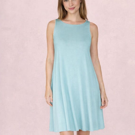 tencel jersey dress Jersey dress loose with TENCEL Modal
