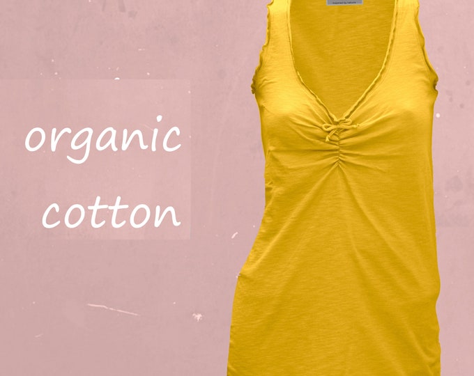 Cami-shirt made of organic cotton slubjersey