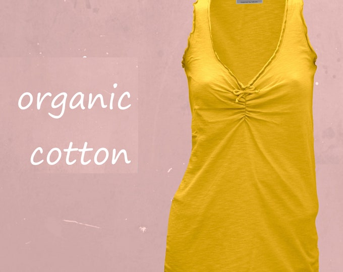 Cami-shirt made of organic cotton slubjersey