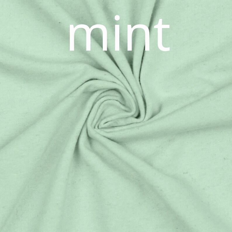 Basic T shirt in linnen- katoen mix / Basic linen- cotton T shirt mint