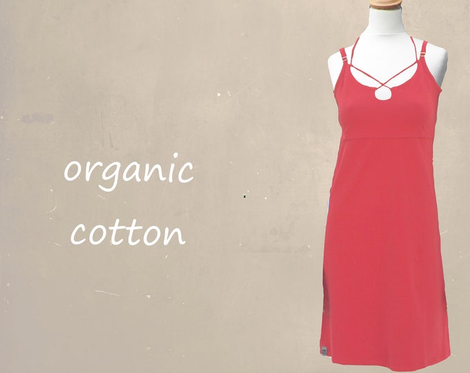 tunic organic cotton, tunic dress, GOTS certified biological cotton, sustainable tunic, fair trade tunic