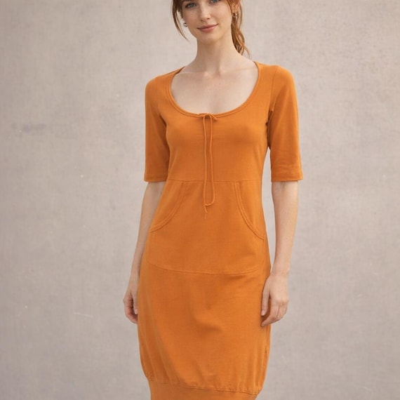 organic cotton sweater dress Rib Knit Sweater Dress