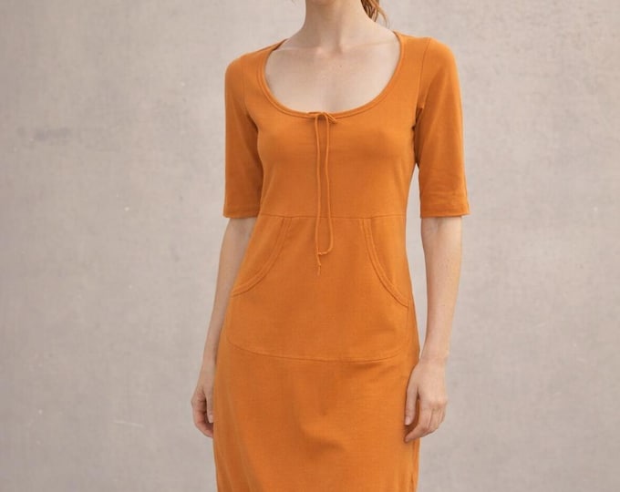 tunic organic cotton, sweater tunic biological cotton, sweater dress GOTS certified cotton