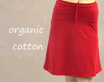 A-line rok organische katoenen tricot / A-line skirt of organic cotton