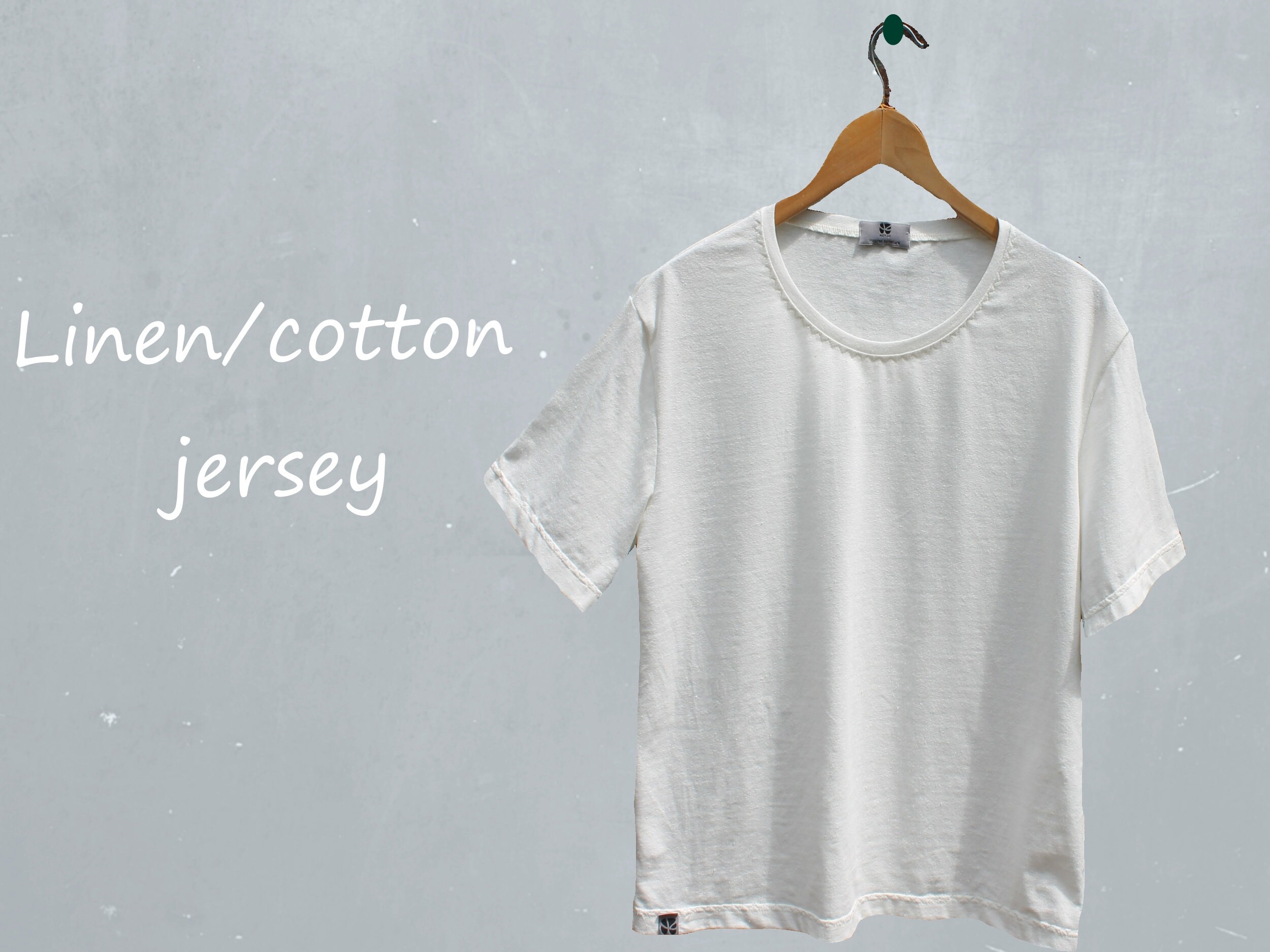 Basic linen cotton T shirt