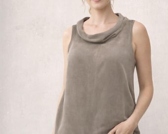 Cupro retro blouse