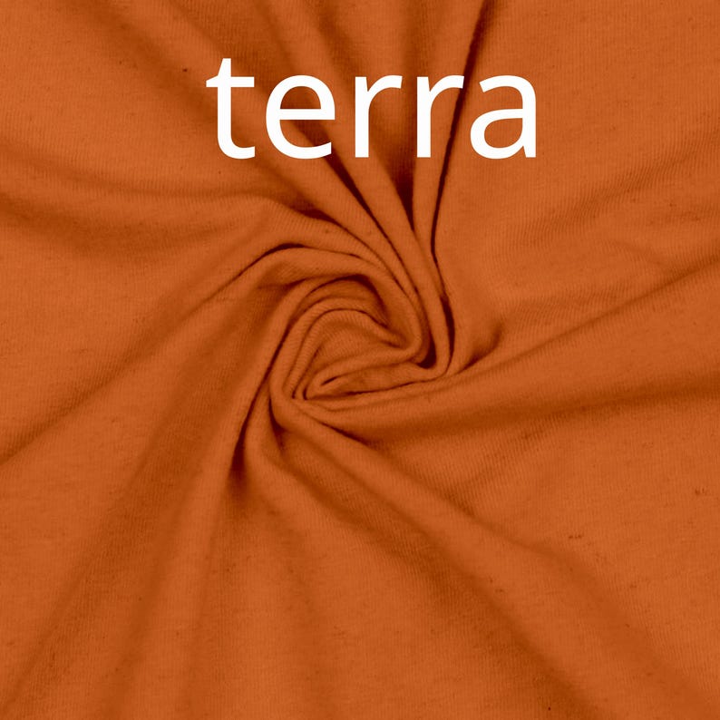 Basic T shirt in linnen- katoen mix / Basic linen- cotton T shirt terra