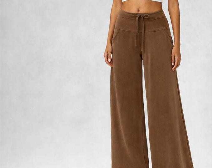 Yoga pants made of soft sweat organic cotton