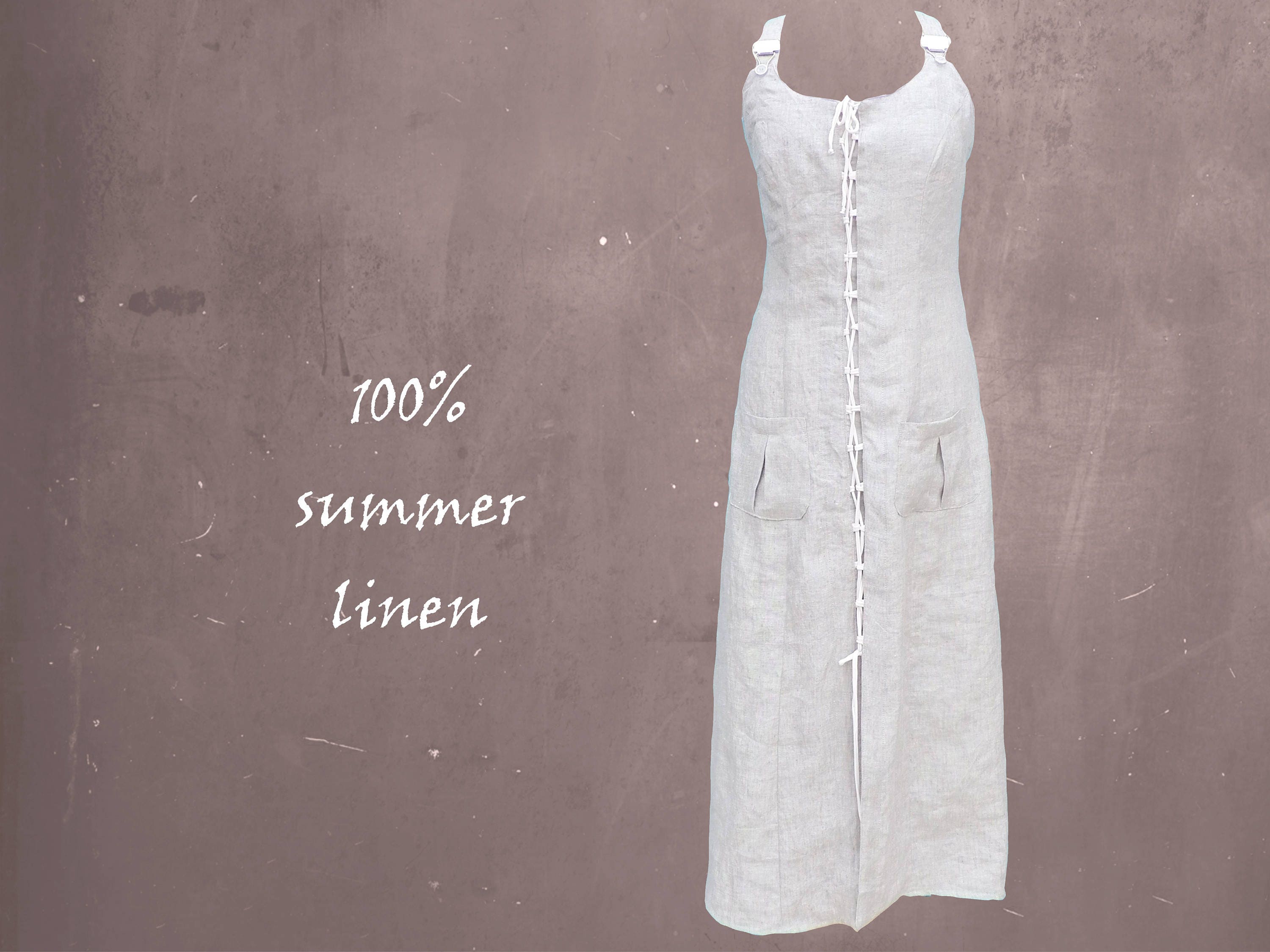 chambray jumper dress