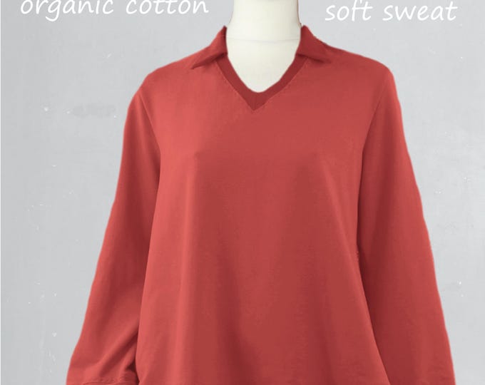 Hoody made of soft sweat organic cotton
