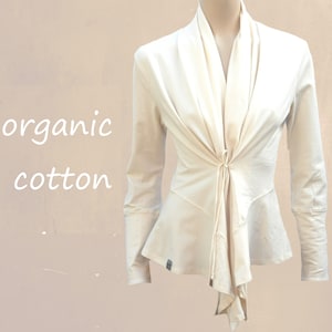 organic cotton cardigan, cardigan gecertificeerde biological cotton