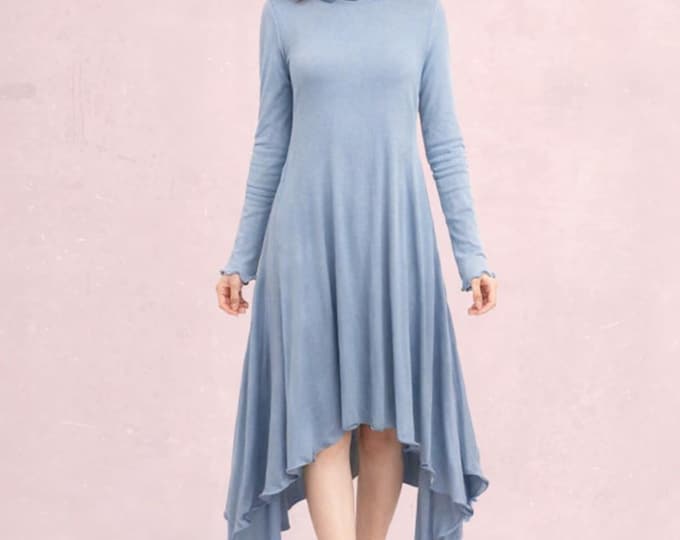 Tencel A line shirt with collar