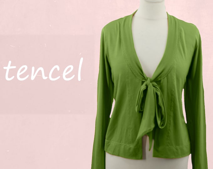 Tencel cardigan in vintage style