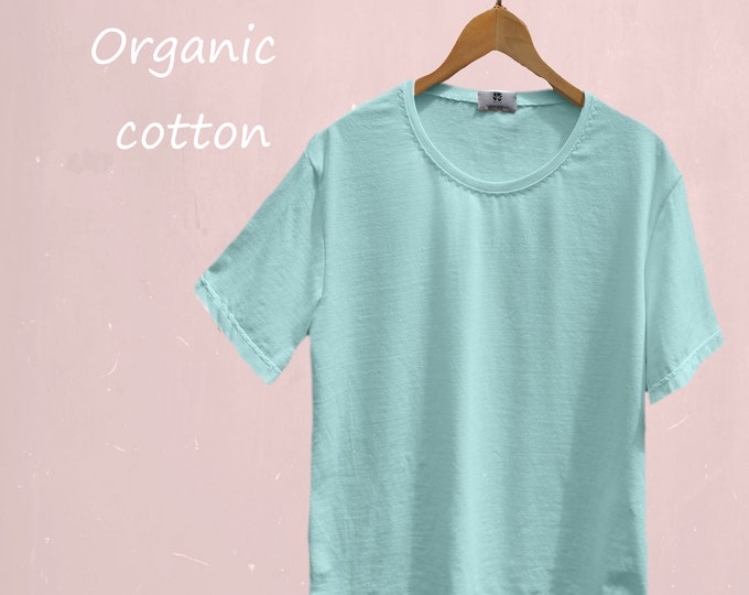 Basic linen- cotton T shirt