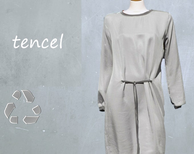 tencel dress, tencel tunic dress