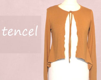 Tencel-Strickjacke / Tencel-Strickjacke